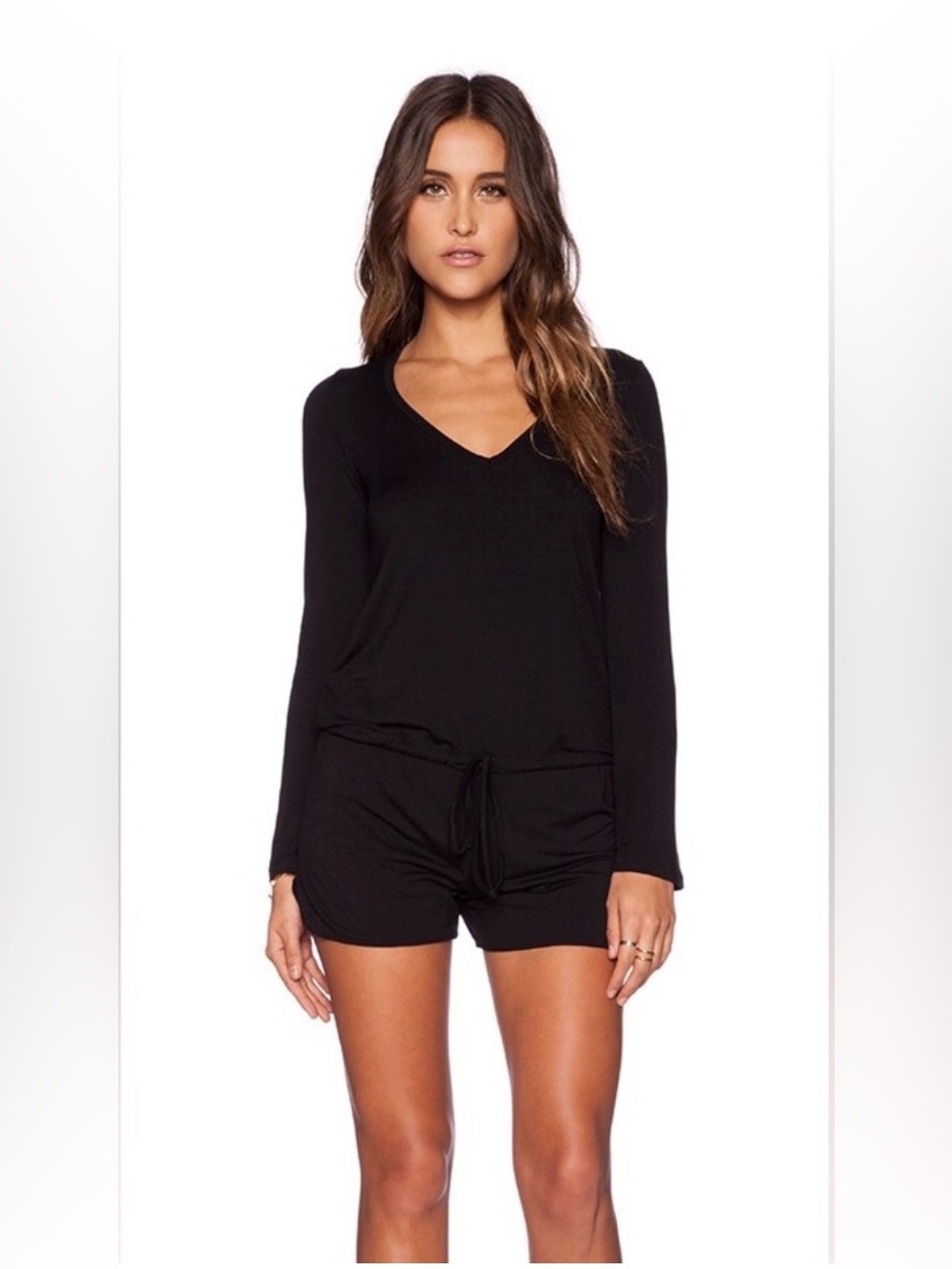 MICHAEL LAUREN Nelson Romper - Black Size Small EUC